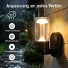 Applique murale d'extérieur LED NETTLIFE - Noire, étanche IP65, 10 W, blanc chaud 3000 K, adaptée aux murs extérieurs, modèle 1