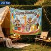 Party Backdrop Flat Banners Animals Circus Celebrations Wedding Enthusiasts Photo Background Decor Front Door Decor