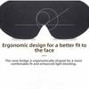 Slow Rebound Blackout Eye Mask Soft Sleeping Aid Eyepatch Eyeshade 3D Sleep Mask  Travel