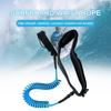 Surfboard Leash Maximum Tensile Length Up To 10 Feet Safety Board Leash Adjustable Coiled Surfing Leash for Stand Paddle Boards