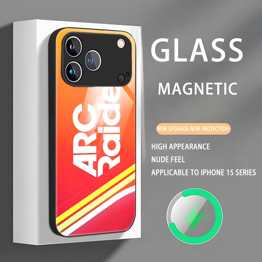 GAME ARC Raiders Handyhülle für iPhone 17, 16, 15, 14, 13, 12, 11, X, XR, XS Plus, Mini, Pro Max – Magnetische Glashülle