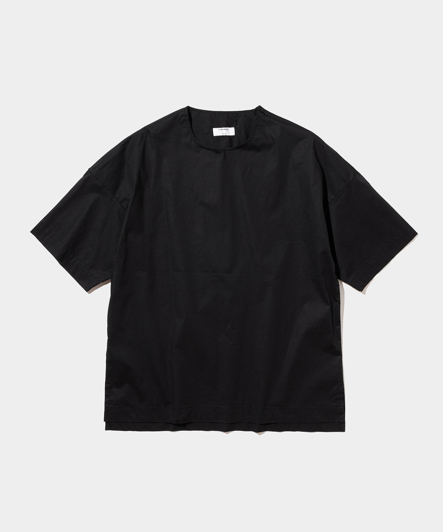 Stand Mens Woven T-Shirt Black Medium