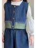 Toddler Girl 2025 Spring/Autumn Vest & Denim Pants Set