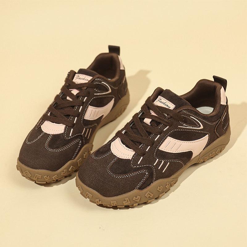 Thick-soled heightening Ah Gan shoes women's dad casual sports shoes women's spring new fashion retro German training shoes