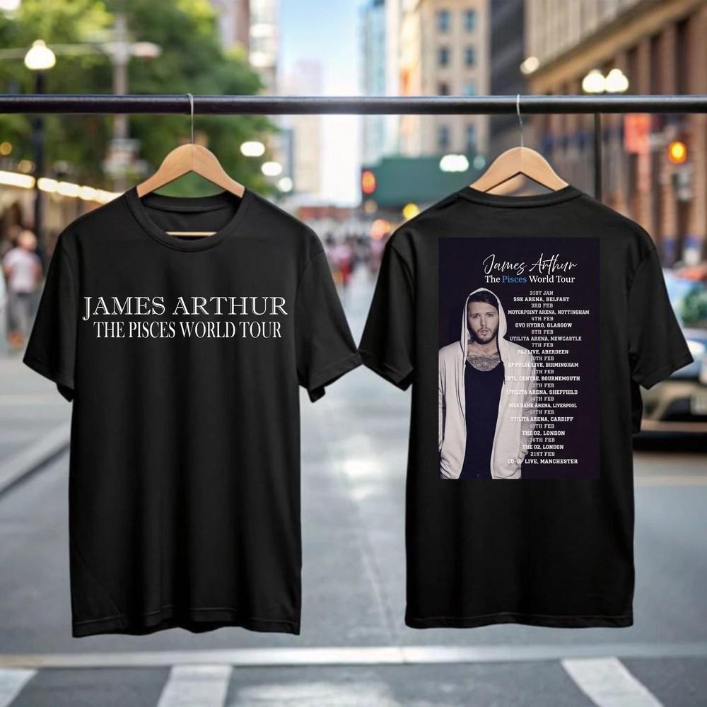 

SALE James Arthur Pisces World Tour 2026 T-Shirt Unisex T-Shirt XXXXL