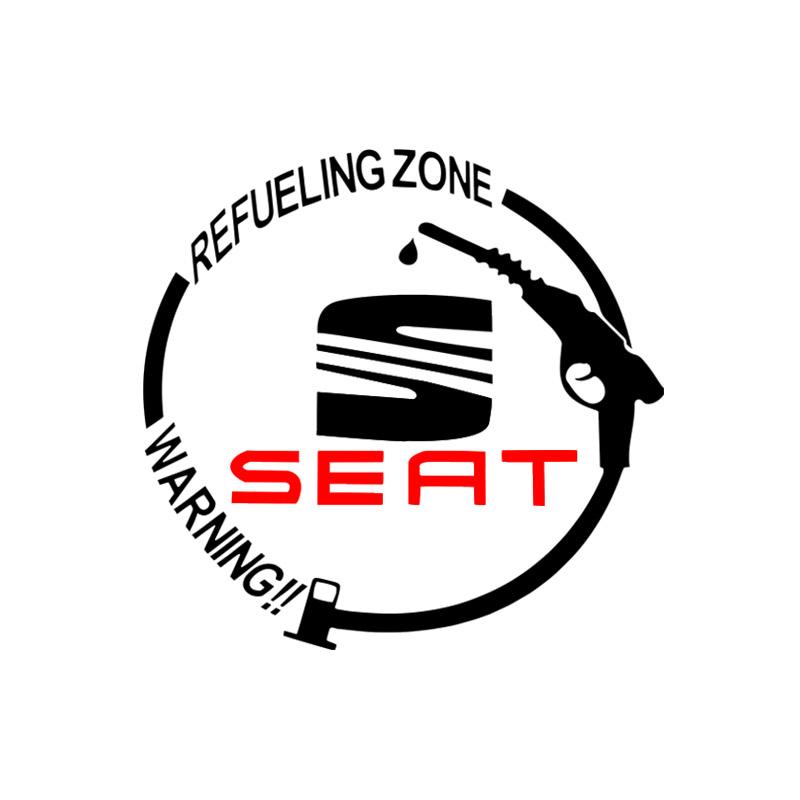 Car Badge Vinyl Reflective Fuel Tank Cap Stickers Decal Accessories For SEAT Leon MK1 MK2 MK3 5F Ibiza 6L 6J Altea Arona Tarraco Cupra Cordoba