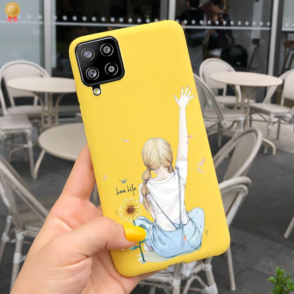 Für Samsung Galaxy A12 A42 Hülle Niedliche Cartoon Weiche Silikon Stoßstange Abdeckung Für SamsungA12 Funda Samsung A12 A42 A 12 42 Handyhülle