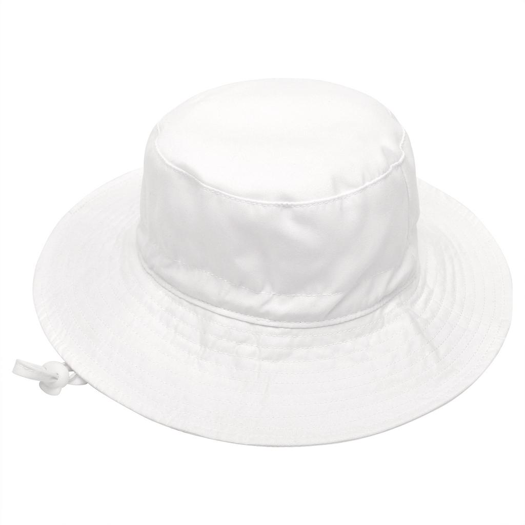 New Children's Hats, Sun Hats, Breathable Basin Hats for Boys and Girls, Beach Hats, Fishing Pure Color, Simple Design