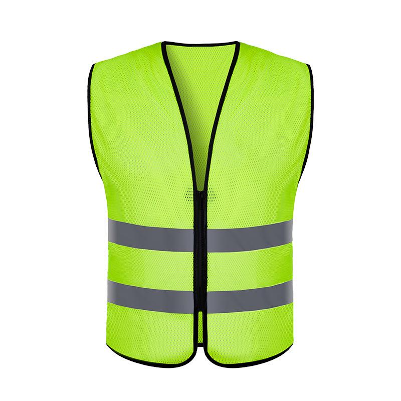 Fluorescent Reflective Mesh Safety Vest: Breathable, High-Visibility Workwear for Engineering and Emergency Repair