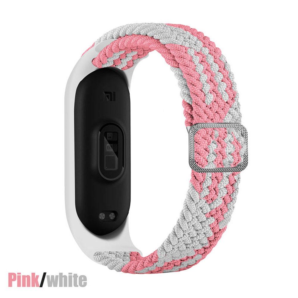 

Плетена соло петля для браслета Mi band 9 8 Еластичний регульований нейлон Miband 7 8 correa Браслет xiaomi Mi band 4 3 5 6 7 8 ремінець Mi band 8 9