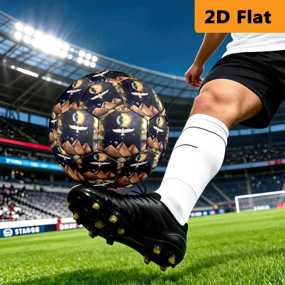 The Craft Secrets Freemasonry Soccer Ball Suitable for Both Training and Competition High Elasticity No. 5 Football Very Elastic Training Football