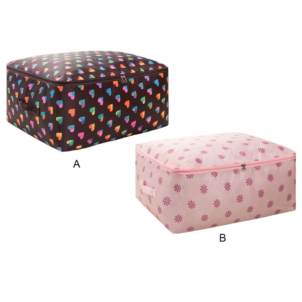 Quilt Organizer Foldable Oxford Storage Bag Clothes Finishing Travel Cartoon Dustproof Washable Luggage Package Case
