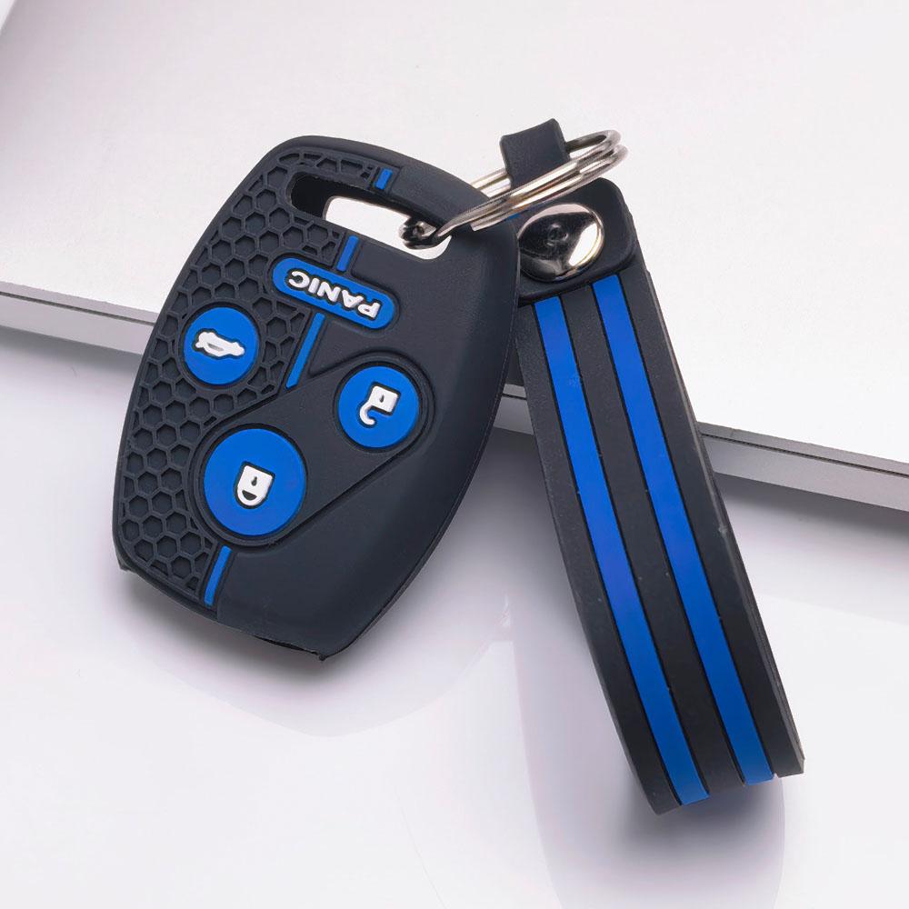 Silicone Car Key Cover keychain for Honda Civic Accord CR-V Fit Jazz HR-V Vezel City Civic Accord CR-V Fit Jazz HR-V Vezel City Hybrid