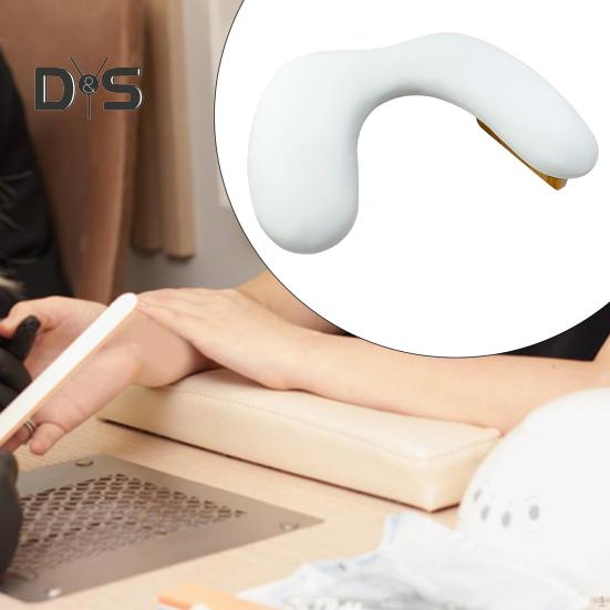 ფრჩხილის ხელის დასადები მანიკურის ტექნიკოსებისთვის ერგონომიული ფრჩხილის ხელის ბალიში სალონისთვის, სახლის გამოყენებისთვის, სივრცის დამზოგავი ფრჩხილის ხელოვნების ინსტრუმენტი