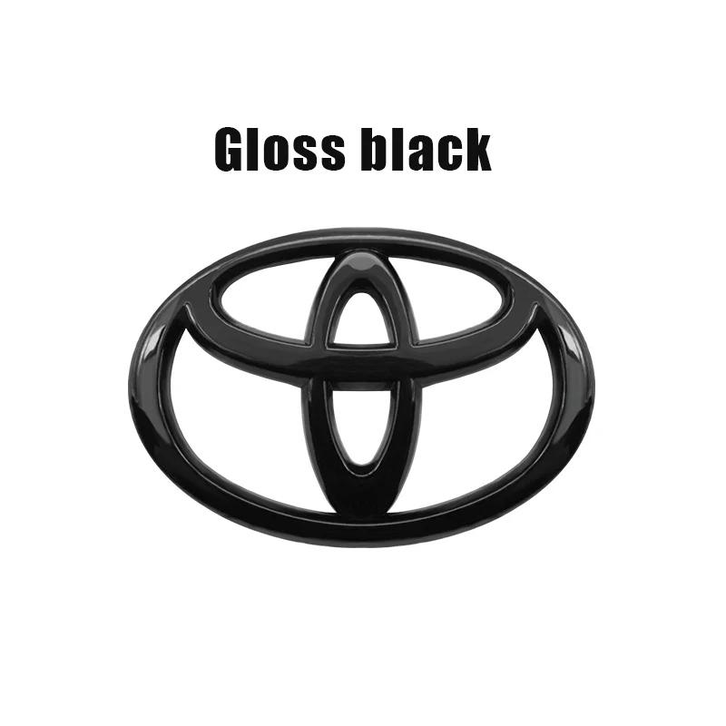 

3D Car Logo Badge Front Head Grill Hood Bonnet Emblem For Toyota Corolla Camry Hilux Yaris RAV4 Rear Tail Bumper Trunk Accessory 100mm