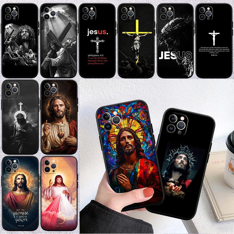BH30 Jesus Christ Phone Case for Samsung Galaxy S20 S21 S22 Ultra FE + Plus A21S A22 A24 A25 A26 A30 A30S A31