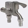 Honggong 304 Stainless Steel One-in Two-out Faucet