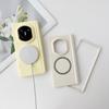 For Huawei Mate X7 Case Hinge Protection Oil Spray Soft Touch Solid Color Magnetic Protective Screen Frame Cover