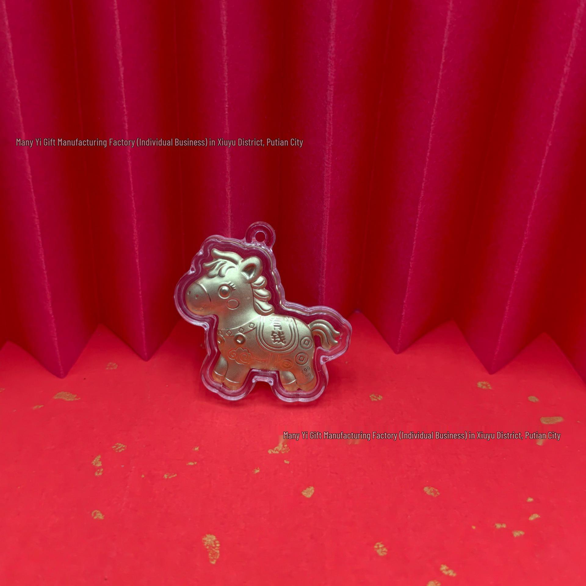 Red String Year of the Horse Pendant: Zodiac Horse Ornament Gift Phone Charm