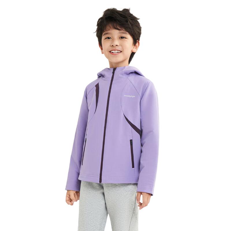 

Moodytiger Kids Windproof Water-Repellent Hooded Jacket 110