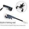 Folding Fishing Rod Ultra Short Fishing Pole Section Collapsible Fishing Pole Travel Fishing Rod Double Rocker Rods