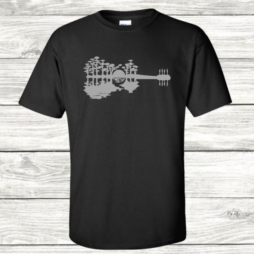 Guitar Sunset - Graphic T-Shirt Unisex T-Shirt L