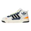 Adidas Originals Post Up Non-Slip Durable Mid-Top Skate Shoes Unisex Skate Shoes Gray Blue H00173