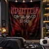 Arazzo da Appendere a Parete Stampa Led Zeppelin Tessuto per Soggiorno Camera da Letto Decorazione Casa