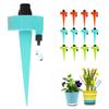 Kit 12 Drip Irrigation Spikes for AIMOONSA Bottles – Adjustable Automatic Irrigation 3–21 Days (blue/orange/green)