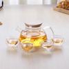 Shangqi Thickened Heat-Resistant Glass Teapot with Bamboo Lid & Infuser