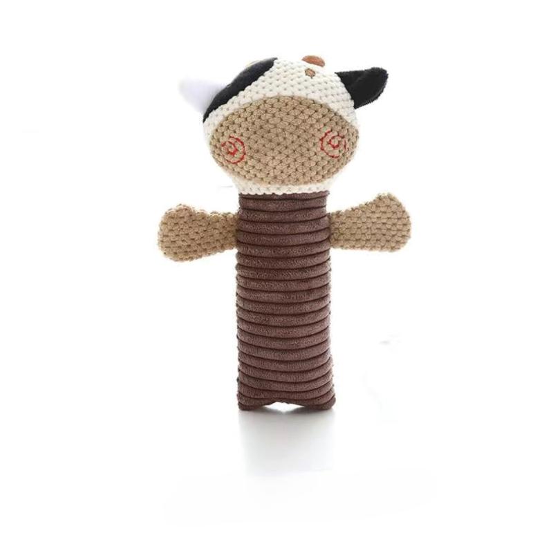 2026 Dog Chew Toy Simulated Plush Animals Sounding Bite-resistant Puppy Toy Teeth Cleaning Training Dog Plush Toy Supplies