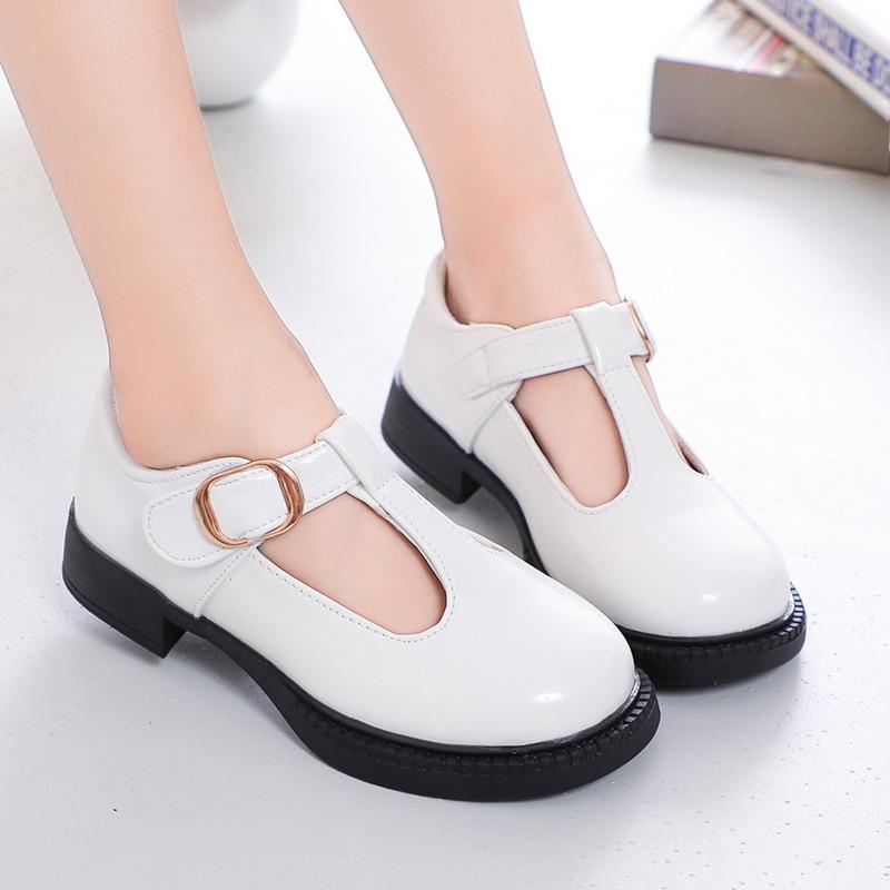 Nuevos zapatos individuales de suela blanda para niñas, zapatos de rendimiento para estudiantes