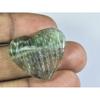 41Cts.Natural Fluorite Carving Heart Shape Cabochon Loose Gemstone 29X25X6MM B-119