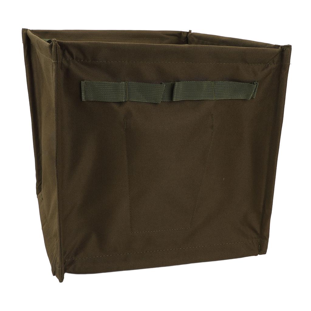 Outdoor Collapsible Trash Can Large Capacity 33L Oxford Cloth Collapsible Throw Line Storage Basket