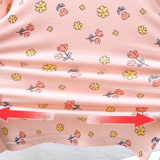 Zimní dětské tričko s dlouhým rukávem a s výstřihem, sada kalhot, ležérní pytlovina 2ks oblek Bavlna Kreslené potisky Outfit