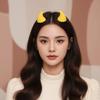 Glossy Demon Horn Barrettes Miniature Ox Horn Hair Clips Devil Horn Hairpins  Anime Expo