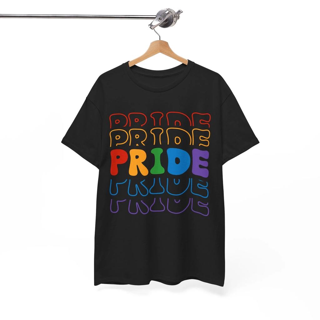 Heart Full of Pride T-shirt Tops Tees Unisex | LGBTQ+ Rainbow Love Tee | Equality Shirt