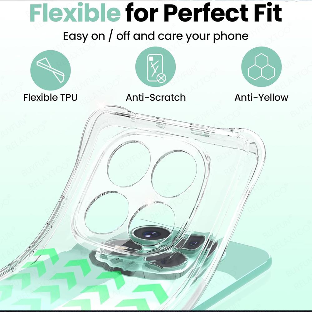Funda Transparente Para Xiaomi Redmi Note 14 Pro 5G Cubierta Suave Para Teléfono Redmy Note14 14Pro 13 Pro+ 13Pro Plus Note14Pro 4G Carcasa