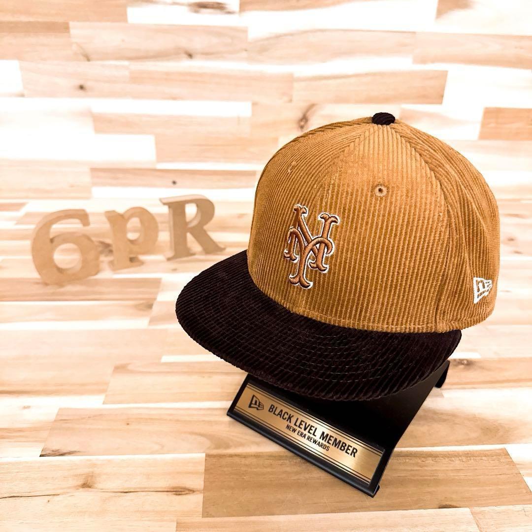 

[USED] New Era x Mets Corduroy Cap, MLB, Brown
