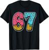 67 Ice Cream Drip Meme Funny Six Seven Gen Alpha Slang T-Shirt Mens Womens Tees Top Unisex Shirt