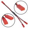 3-Piece JST Plug Splitter, JST Male to Female Y Parallel Cable Harness Wire for 110 Scale Remote Control Car Crawler, Cooling Fan, ESC, Battery,