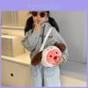 Adorable Loopy Cartoon Plush Crossbody Bag For Girls Lightweight And Breathable Design