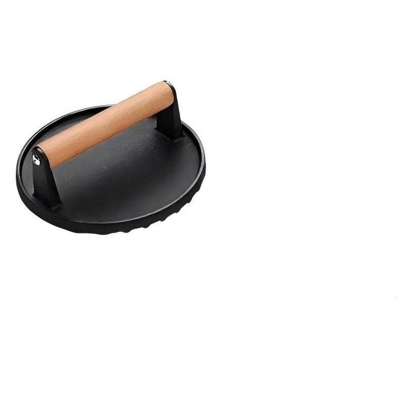 

Griddle BBQ Steak Press Plate