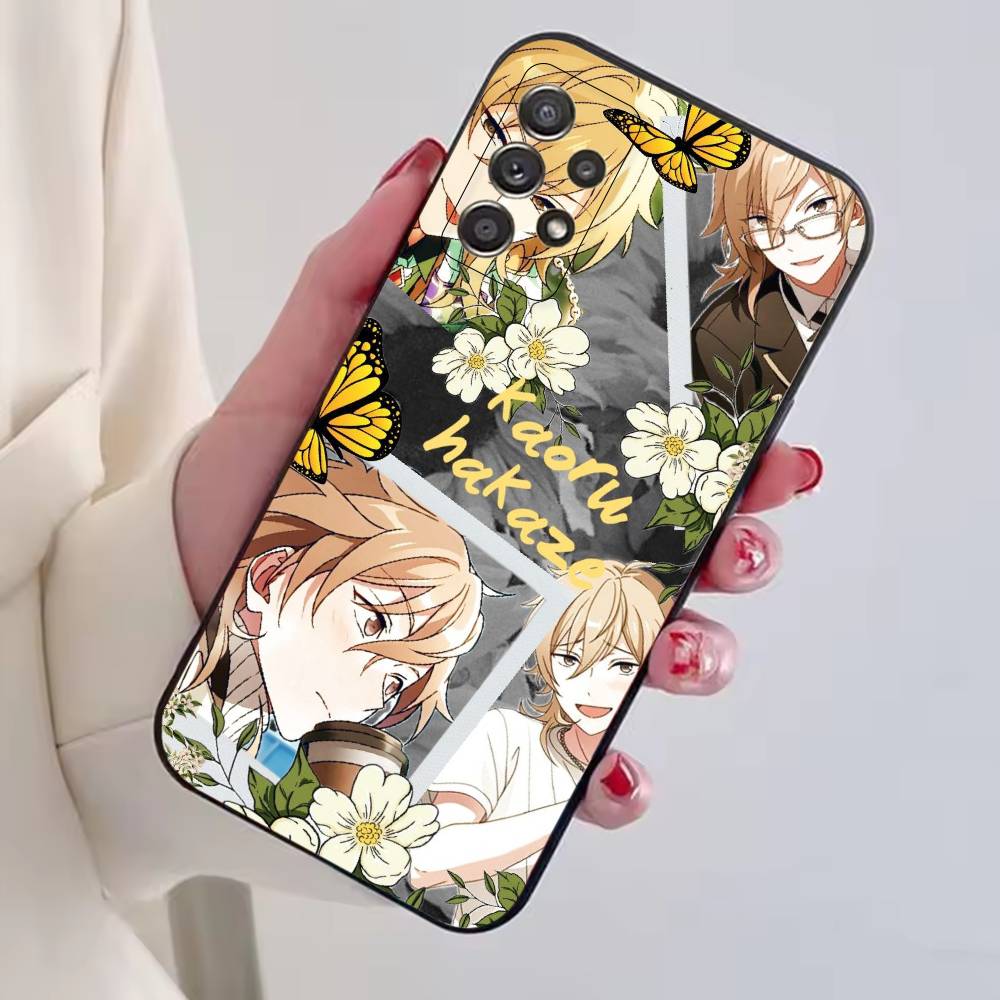 Ensemble Stars Game Hakaze Kaoru Phone Case For Samsung S25,S24,S21,S22,S23,S30,Ultra,S20,Plus,Fe,Lite,Note,10,Black Cover