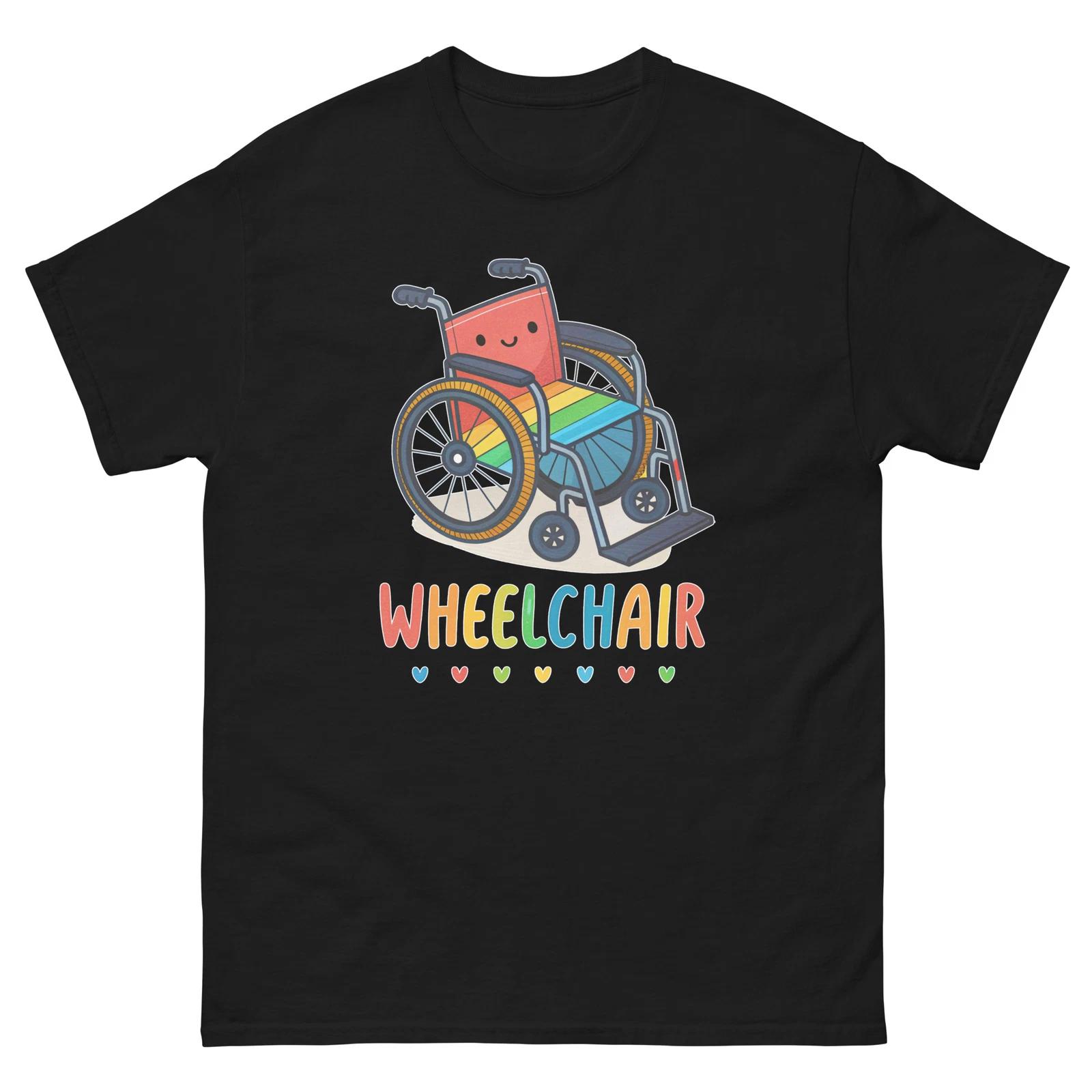 Wheelchair Transportation Vehicle Illustration T-Shirt 4XL