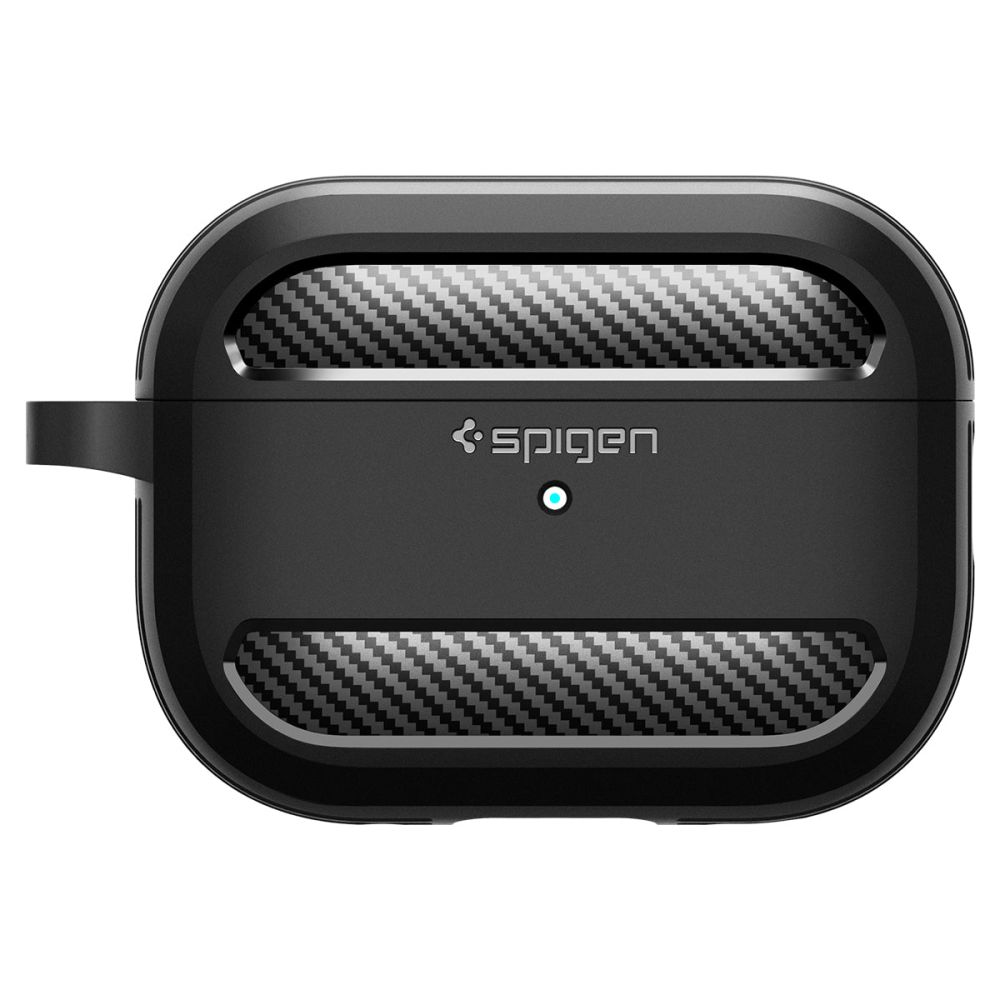 Spigen Rugged Armor Apple Airpods Pro 1/2 Mattschwarz