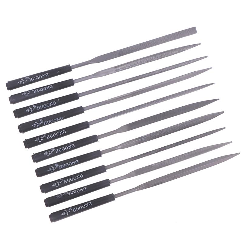 10Pcs/Set Metal Needle File Set Wood Rasp Metal Polishing Hand File Tools Steel Rasp Needl Filing