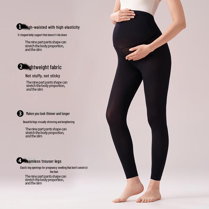 Ordifen Maternity Ultra-Thin High-Waist Thermal Leggings