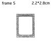 1:12 Scale Mini Frames Doll House Plastic Vintage Miniature Mirror Dollhouse Furniture Miniatures Ornament Doll Accessories