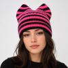 Winter Cat Ears Beanie Hat Soft Ear Protection Wool Cap Casual Wool Knitted Cap  Outdoor Wear